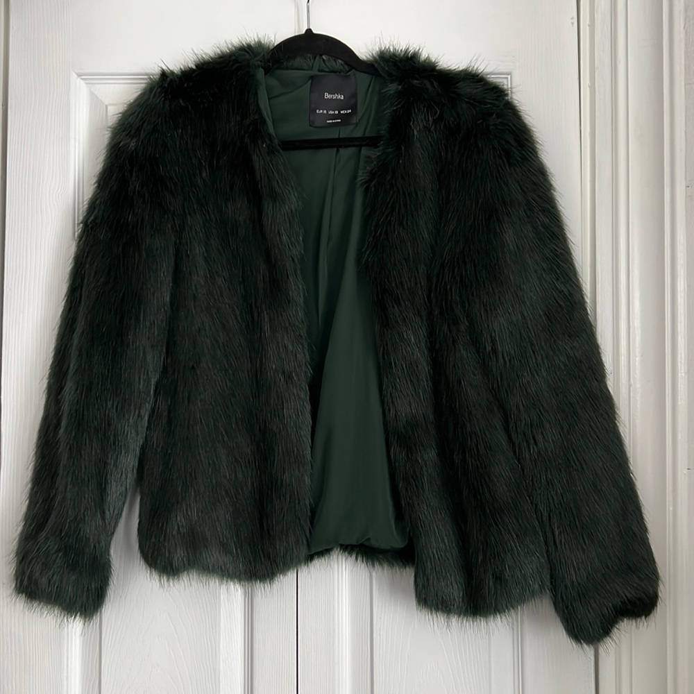 Faux fur coat